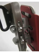 Rennline Rev2 3PC Rubber Grip Pedal Set for Porsche 924 | 944 | 968 1977-1995                                     - A12.1.P60 SLV.RED - Image 2